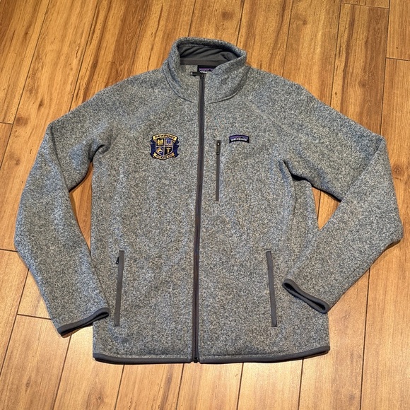 Patagonia Other - Patagonia Gray Full-Zip Men's Better Sweater with Newport Academy Logo